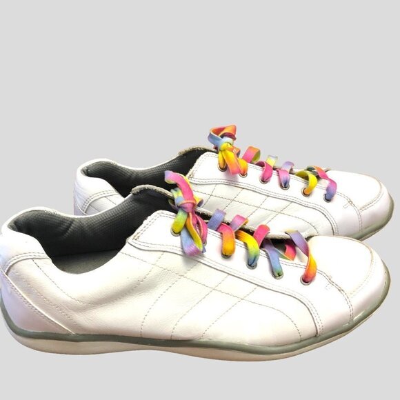 FootJoy LoPro Collection White Leather Golf Shoes Womens Size 10 M VGUC - Picture 2 of 6